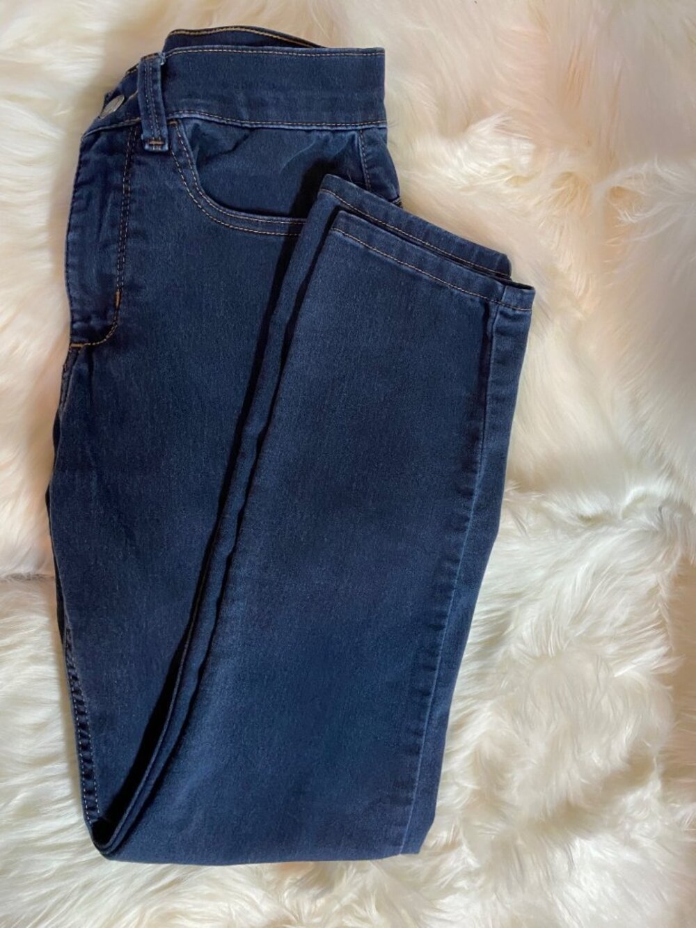 Lee Easy Fit Jeans Petite 6 Dark Wash Straight Leg Stretch Minimal Denim Preppy